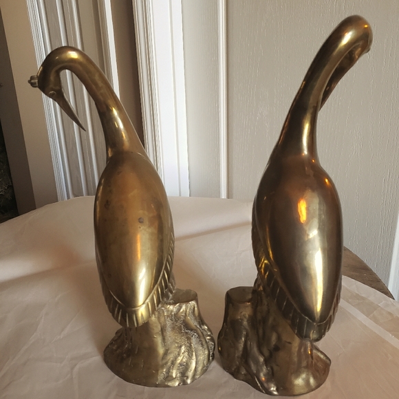 Nora Fenton brass herons